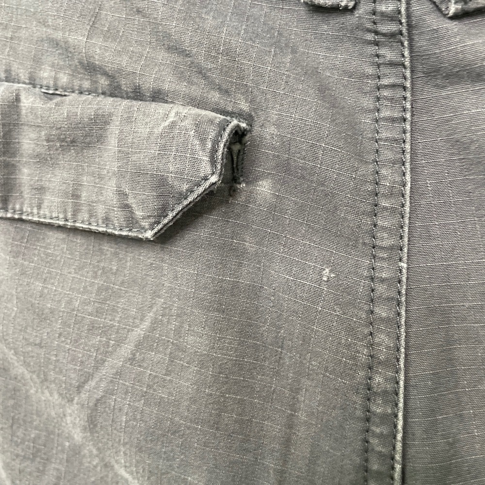 Y2K Nike Cargo Shorts Men 34 Gray Swoosh Baggy Grunge Outdoor Utility Hike Trail - Picture 8 of 16